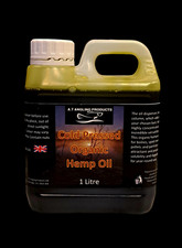 AT Angling products 100% Cold pressed organic hemp oil - 1 Litre - Carp fishing