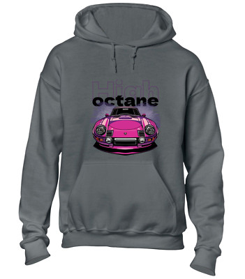 HIGH OCTANE HOODY HOODIE SUPERCAR RACING PETROL HEAD MUSCLE CAR COOL TOP GESCHENK