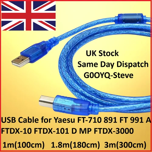 USB Cable for Yaesu ft- 710 891 FT 991 A FTDX 10 ftdx 101 D MP