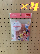 🌸 Brand New! – 4-Pack Set of DAISO Japan 🇯🇵 Disney Princess Cotton Swabs 💖  