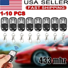 10 X 433MHz Universal Garage Doors Cloning Remote Control Key Fob Gate Copy Code