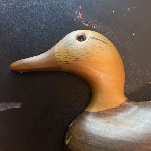(2) The Decoy Shop Hand Carved Wooden Duck Decoy Wallhanging - 1985 - Signed - Picture 4 of 9