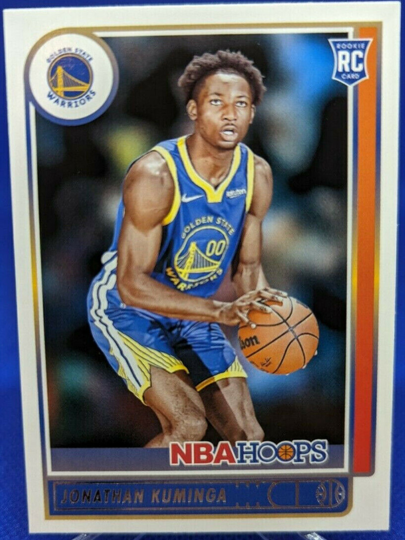 2021-22 Panini Hoops JONATHAN KUMINGA RC #219 Rookie Golden State Warriors