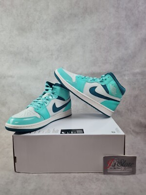 Nike Air Jordan 1 Mid SE Bleached Turq/Sky J Teal Gr.44