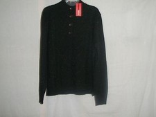 NEW MENS BY IZOD LONG SLEEVE MULTI COLOR CREW NECK SWEATER SIZE M
