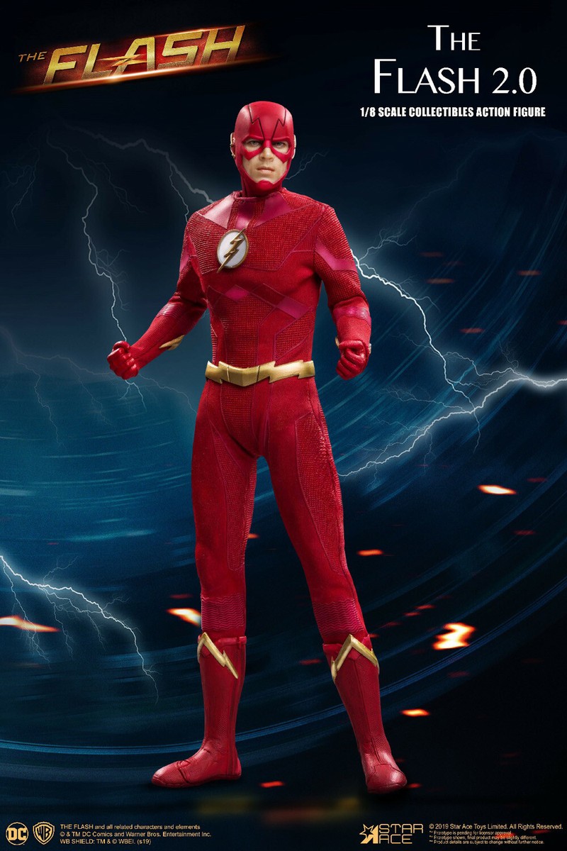 STAR ACE TOYS The Flash 2.0 Action Figure 8.6in Doll Model Deluxe