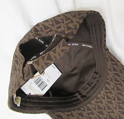 Michael Kors Signature MK Logo Canvas Baseball Cap One Size BLACK/GREY NEW Michael Kors | Accessories | New Michael Kors Signature Mk  main image 2