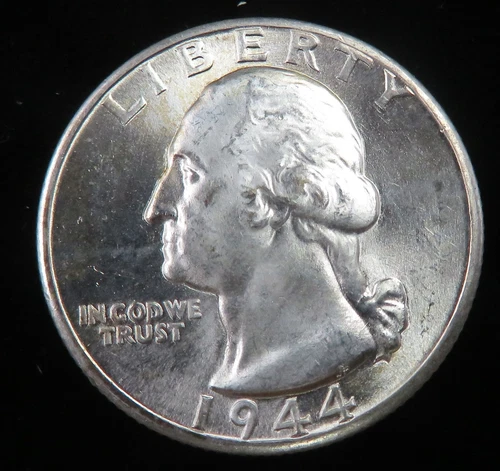 1944-D Washington Quarter BU Lot#1529