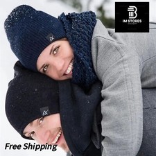 Knitted Beanie Women's Hat Winter Men Skullies Warm Casual Slouchy Hat Crochet