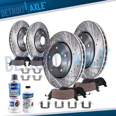 For Nissan 370Z Infiniti G35 G37 EX35 EX37 G25 M35 Front Rear Rotors Brakes Pads