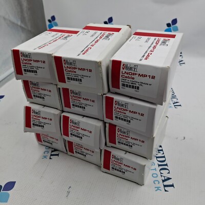 MASIMO LNOP MP12 Cable LNOP TO INTELLIVUE Module or MMS 12ft Ref 1821 Lot of 12