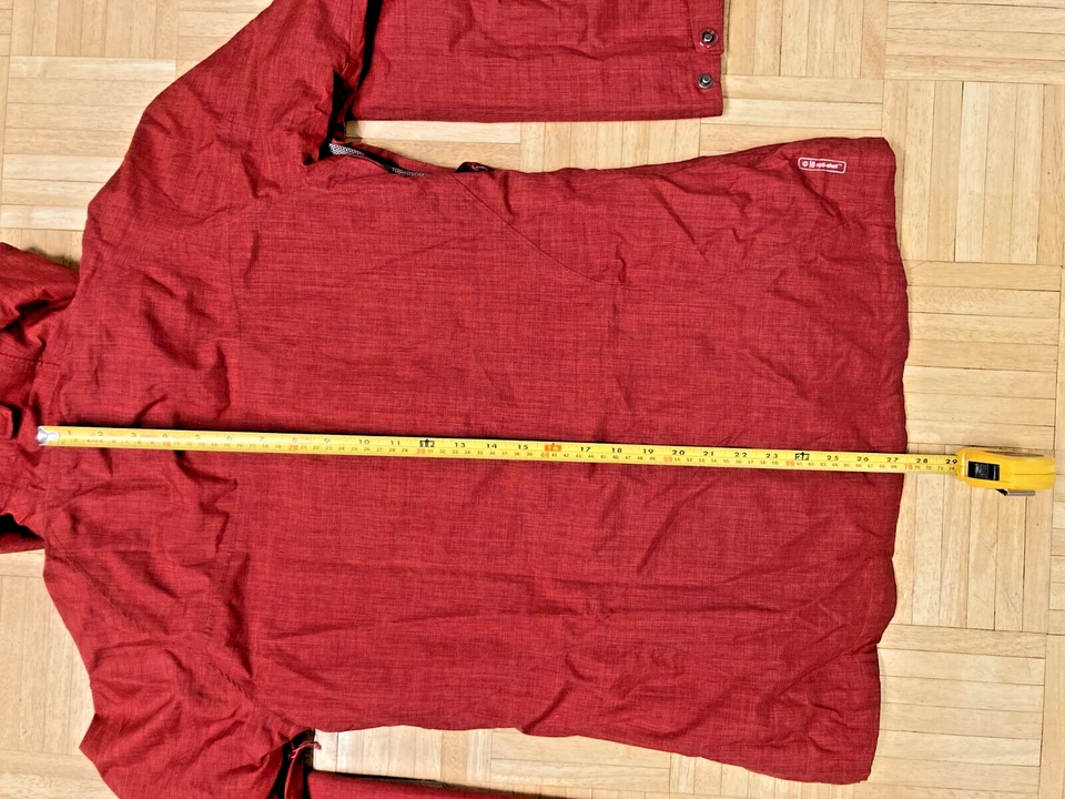 Nueva Parka Merrell Biloxi Tri Therm Athena con Abrigo Interior Abombado Rojo/Toscano Talla S Foto 3 de 4