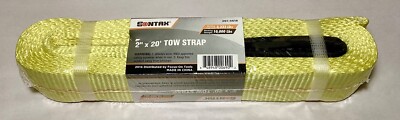 2'' x 20'  TOW STRAP 10,000LB LOOPED ENDS SONTAX 261-4618 New