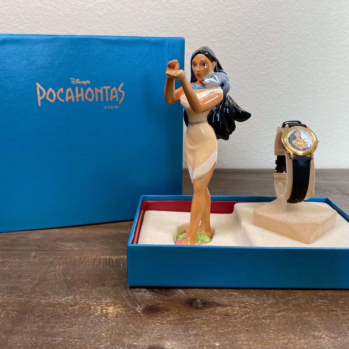 Vintage 1995 Disney Pocahontas Timex Watch Enesco Ceramic  display picture 1
