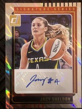 2025 Donruss WNBA Jacy Sheldon Signature Series Auto Connecticut Sun