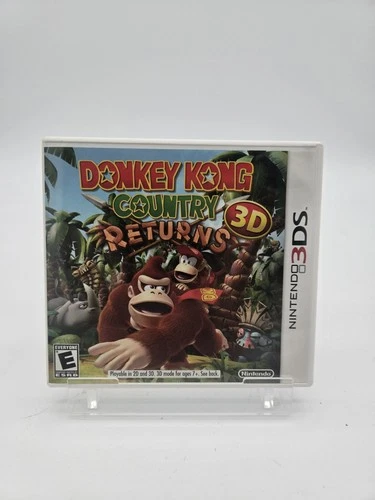 Donkey Kong Country Returns 3D Nintendo 3DS 2013 Tested Working, Complete