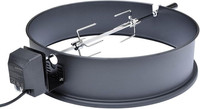 Onlyfire BRK-6025 Enamelled Rotisserie Ring Kit Fits Weber 57CM Charcoal Kettle 