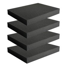 DNB Pick and Pluck Foam - 4 Pcs 16 x 12 x 2" Pre Cubed Pick-Apart Foam Inserts f