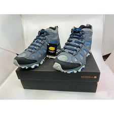 Merrell Moab FST Mid Waterproof Hiking Boots Gray Unisex Size 7.5
