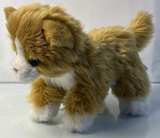 Animal Alley Plush Orange White Cat Kitten Stuffed Toy 10" Geoffrey LLC
