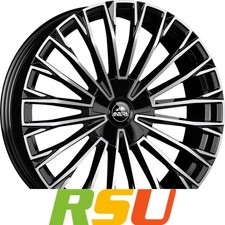 Antera A103 piano black diamond 8.5x20" ET25 LK5 112 ML 66.6 Alufelgen 20 Zoll