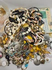 Costume Jewelry Lot 3+ Lbs Pounds Vintage To Now Wear Repair Craft Harvest