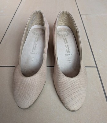 Pumps Leder beige Größe 37 Weite G   Romeo Bettini