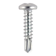 Timco - Metal Stud Screws - PH - Pan - Self-Drilling - Zinc (8 x 1 - 1000 Pcs)