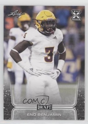 2020 Leaf Draft Eno Benjamin #31 Rookie RC 0q1p
