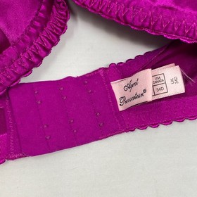 Agent Provocateur Molly Purple Silk Bra 34D New