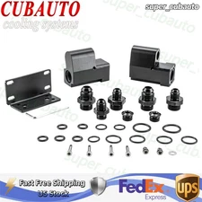 Universal E85 Conversion Flex Fuel Sensor Adapter Kit- FULL FLOW ETHANOL 6AN/8AN