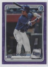 2020 Bowman Chrome Prospects Purple Refractor /250 Jhon Diaz #BCP-30 0l1
