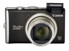 Canon PowerShot SX200 lS w Battery Charger Fully Tested -85 New Digital Camera