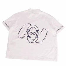 Hermes T Shirt 23SS Sheine Dunk Top Short Sleeve Cotton 34 Used MOLO-0