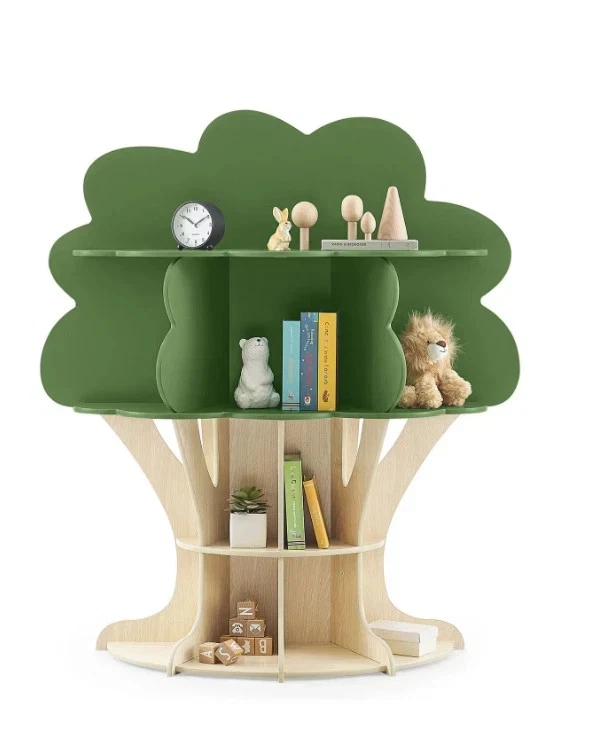 Librería infantil Delta en forma de árbol, verde/marrón Foto 2 de 4