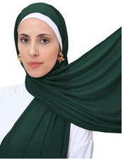 Heavy Long Chiffon Hijab Scarf, Opaque, Not See Through, Muslim Headscarf