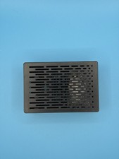 Black Vented ABS Case Enclosure for Raspberry Pi 4 Model B / 4B Wall Mount