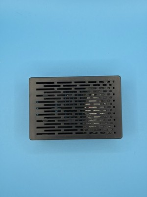 Black Vented ABS Case Enclosure for Raspberry Pi 4 Model B / 4B Wall Mount