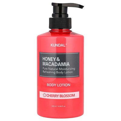 Honey & Macadamia, Body Lotion, Cherry Blossom, 16.9 fl oz (500 ml)