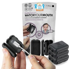 Geddy s Mom Watch Your Mouth - The Award Winning Child Safety 3/Pack, Black