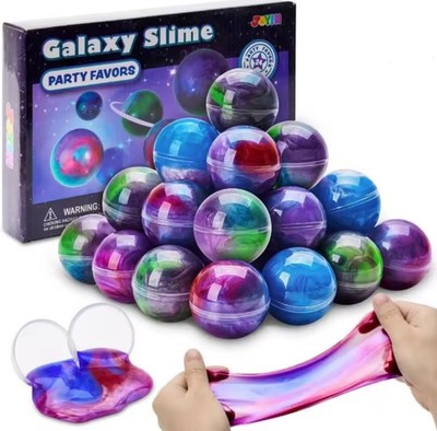 Slime Party Favors 24 Pack Galaxy Slime Ball Toys for Girls and Boys Classroom R