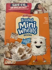 Kellogg's Frosted Mini Wheats Original Whole Grain Cereal 16 oz 
