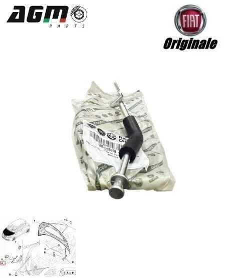 FCA Puntale stecca sostegno leva tenuta cofano aperto lancia ypsilon 312 51835669