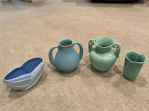 Lot of Stangl Pottery  Vases and Planters 3223 3228 3111 3104