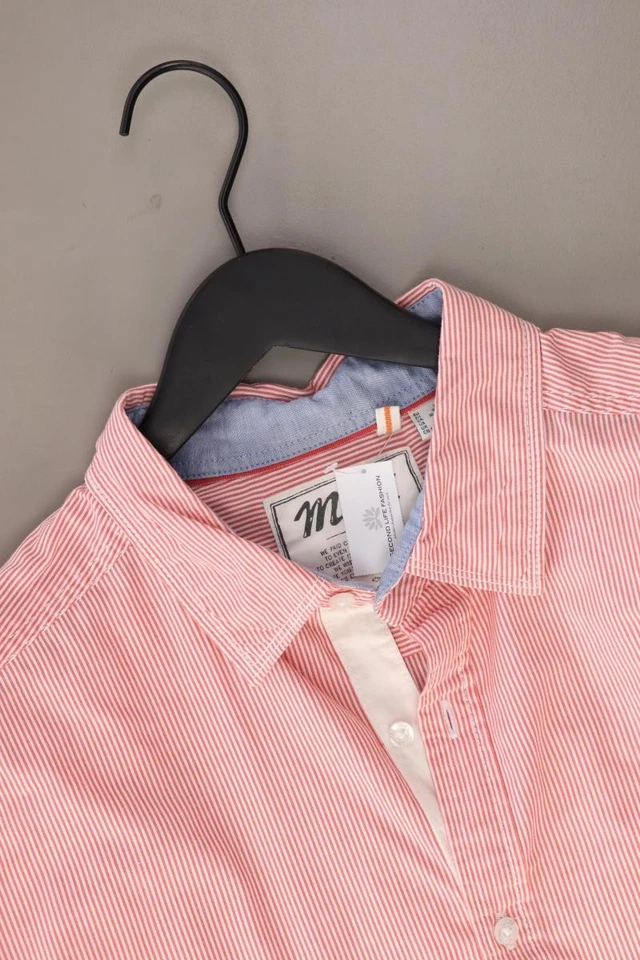 ✅ Mexx blusa para hombre talla 54, XL a rayas naranja algodón ✅ - Imagen 3 de 4