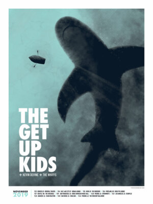 THE GET UP KIDS KONZERTPOSTER LIMITIERTE EDITION SIEBDRUCK VON HOUSEBEAR DESIGN