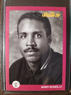 BARRY BONDS PIRATES 1991 STUDIO BY LEAF BASEBALL CARD #222