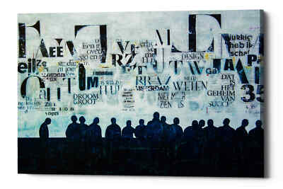 Epic Graffiti 'TOWARDS TOGETHER' by DB Waterman, Giclee Canvas Wall Art