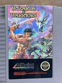 Gauntlet II & Wizards & Warriors Nintendo NES Cartridge TESTED Pins Cleaned LOT