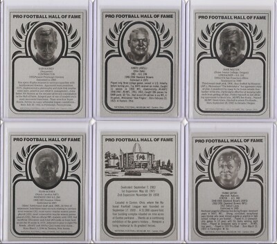 Rare Dan Rooney Metallic Pro Football Hall of Fame Card - Series 32